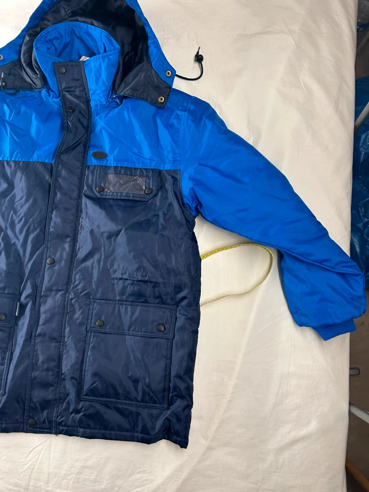 Blauw marine waterdichte mantelvest panoply #90 – photo 3